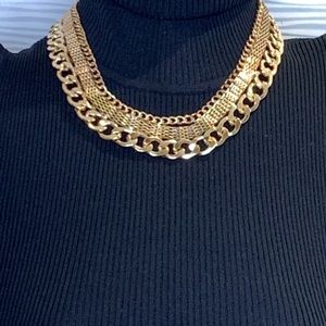 Aldo Jewelry - Aldo Gold Tone Triple Chain Statement Piece. Aldo Jewelry - Aldo Gold Tone Triple Chain Statement Piece.